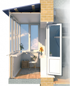 стоимость остекления лоджий